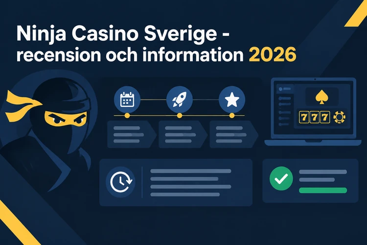 Ninja Casino Sverige - recension och information 2026