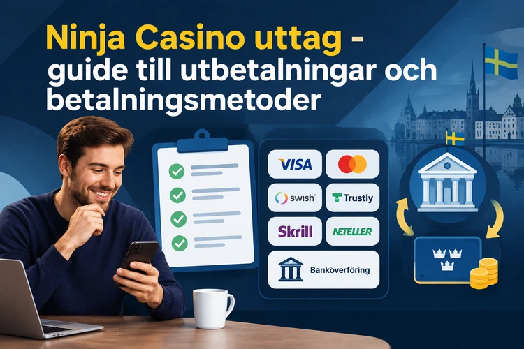 Ninja Casino uttag - guide till utbetalningar och betalningsmetoder